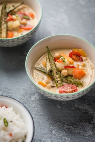 Singapore, Asian Mixed Vegetable Curry